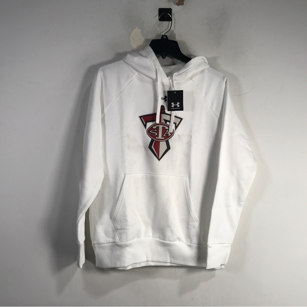 Under Armour Anderson Titans Rival Fleece Hoodie, Women's Size M - White